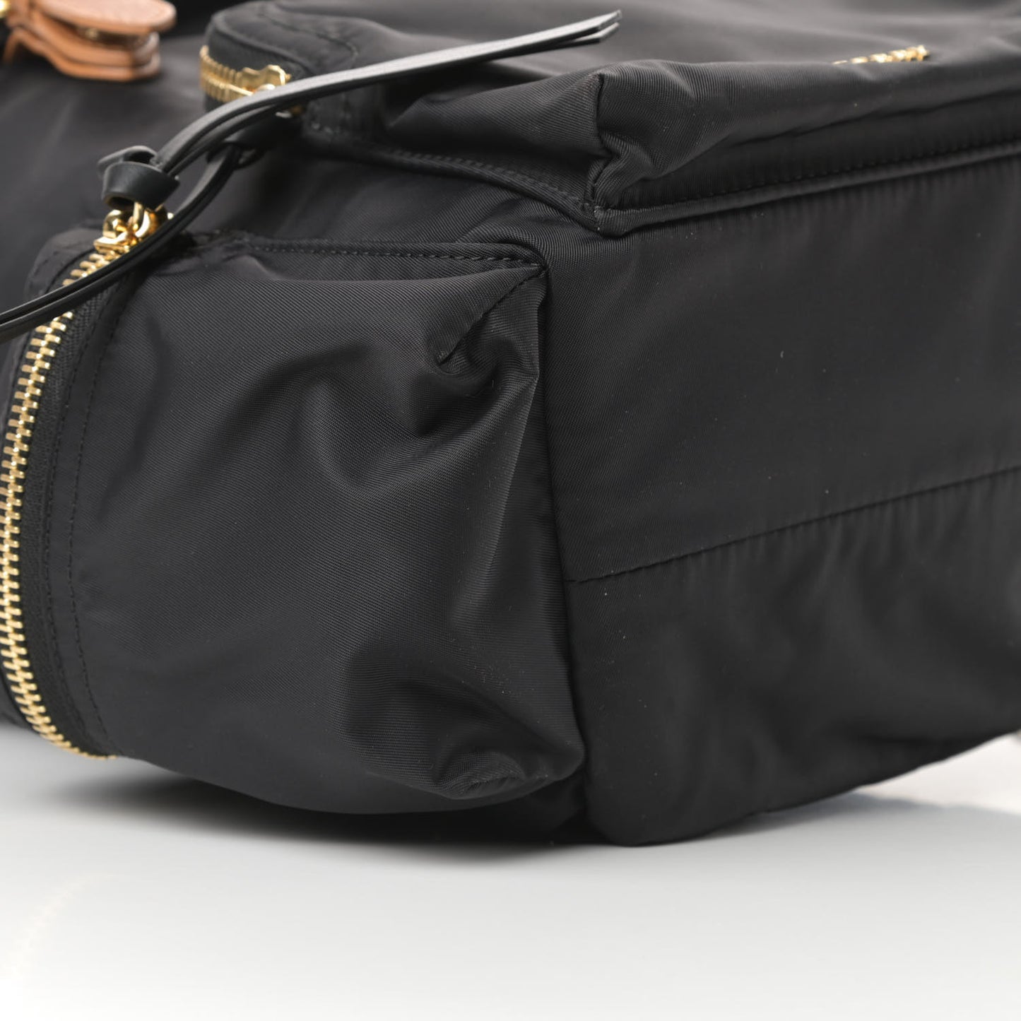 Nylon Medium Rucksack Backpack Black