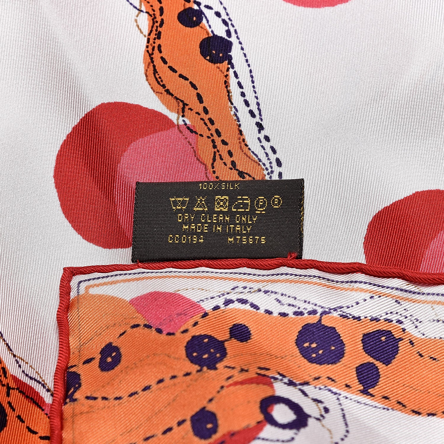 Louis Vuitton Silk Monogram Ramages Square Scarf 3 of 5