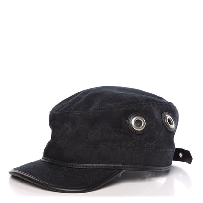 Gucci Monogram Cap Hat XL Black 1 of 8