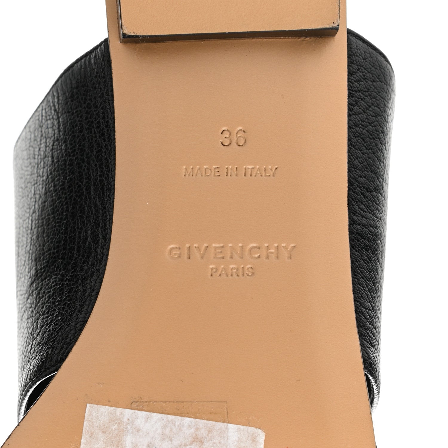 Givenchy Goatskin 4G Flat Toe Ring Sandals 36 Black 6 of 9