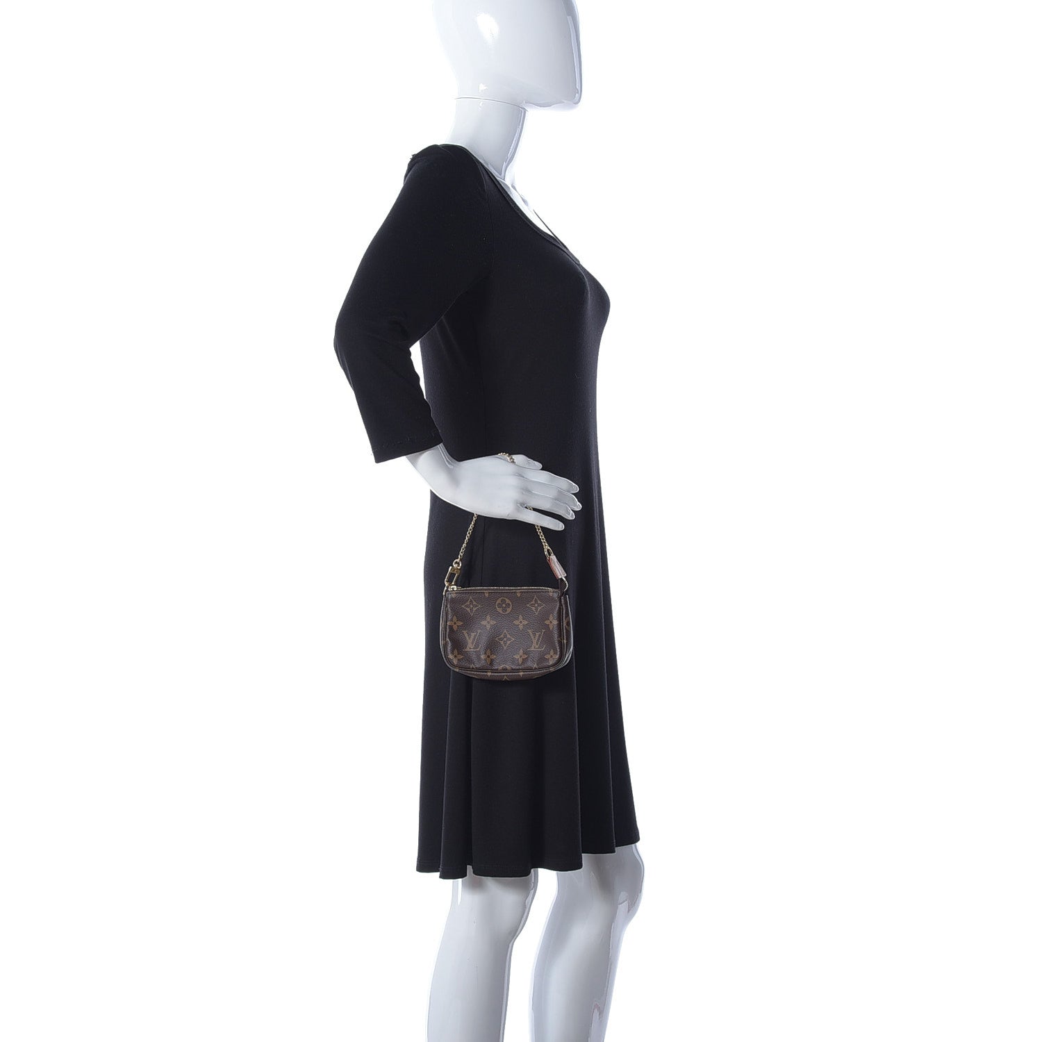 Louis Vuitton Monogram Mini Pochette Accessories 2 of 9