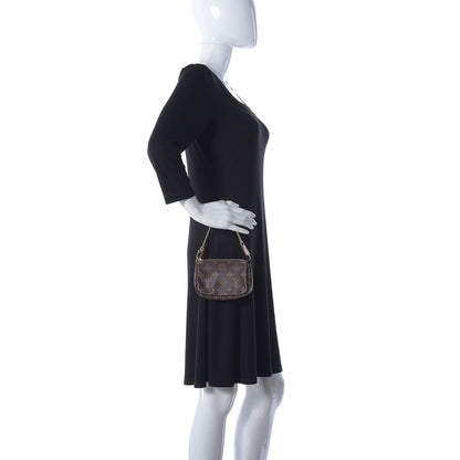 Louis Vuitton Monogram Mini Pochette Accessories 2 of 9