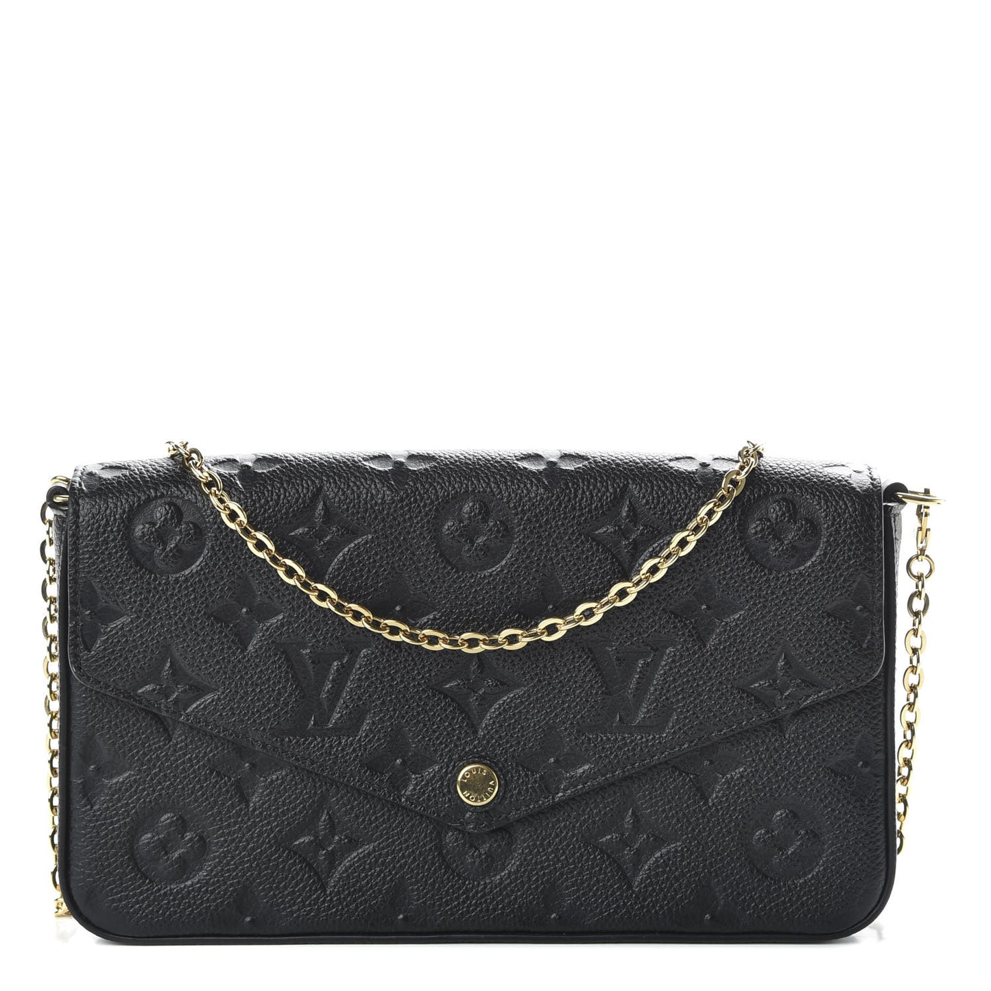 Empreinte Pochette Felicie Chain Wallet Black