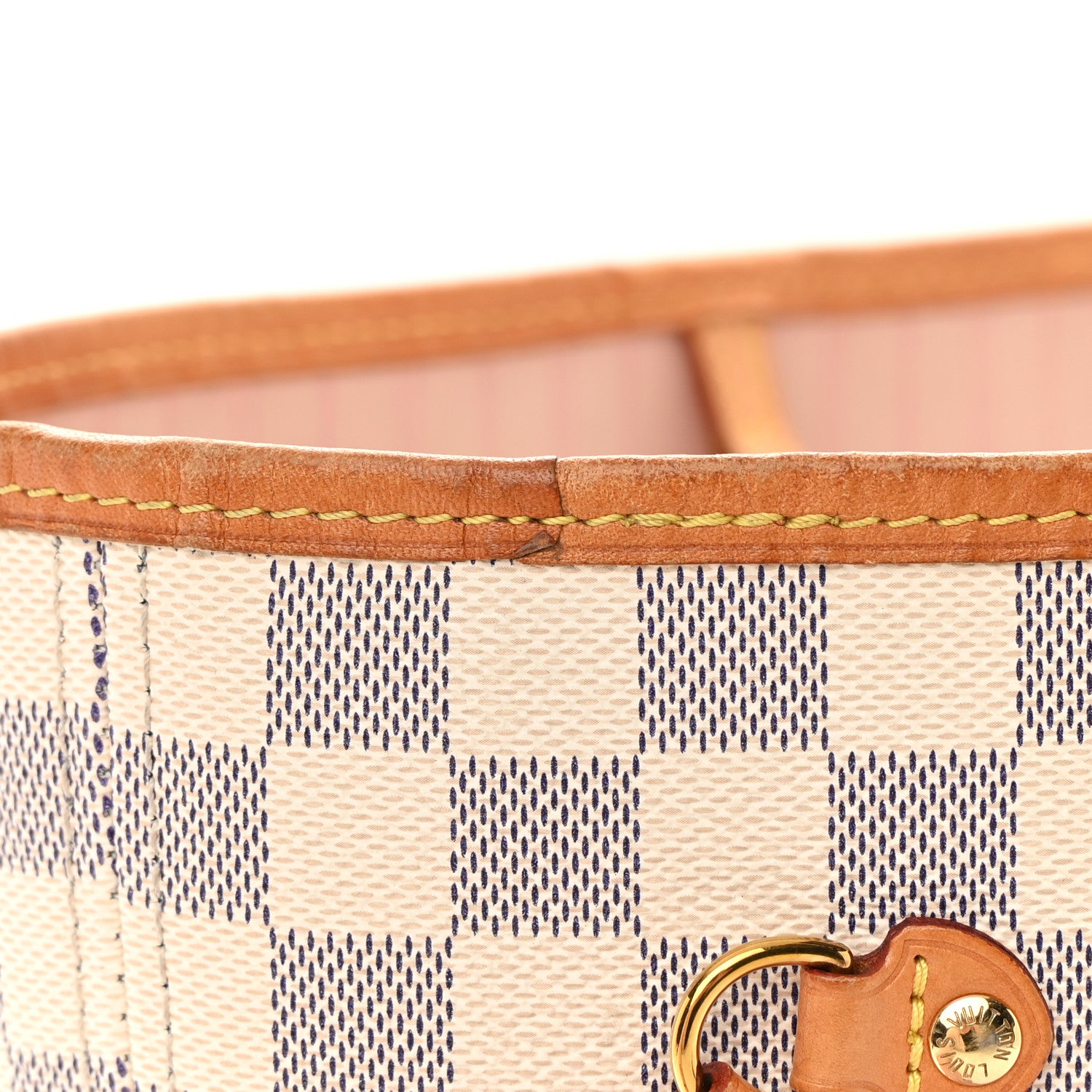 Louis Vuitton Damier Azur Neo Neverfull MM Rose Ballerine 22 of 25