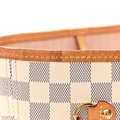 Louis Vuitton Damier Azur Neo Neverfull MM Rose Ballerine 22 of 25