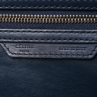 Celine Smooth Calfskin Mini Luggage Navy Blue 6 of 9