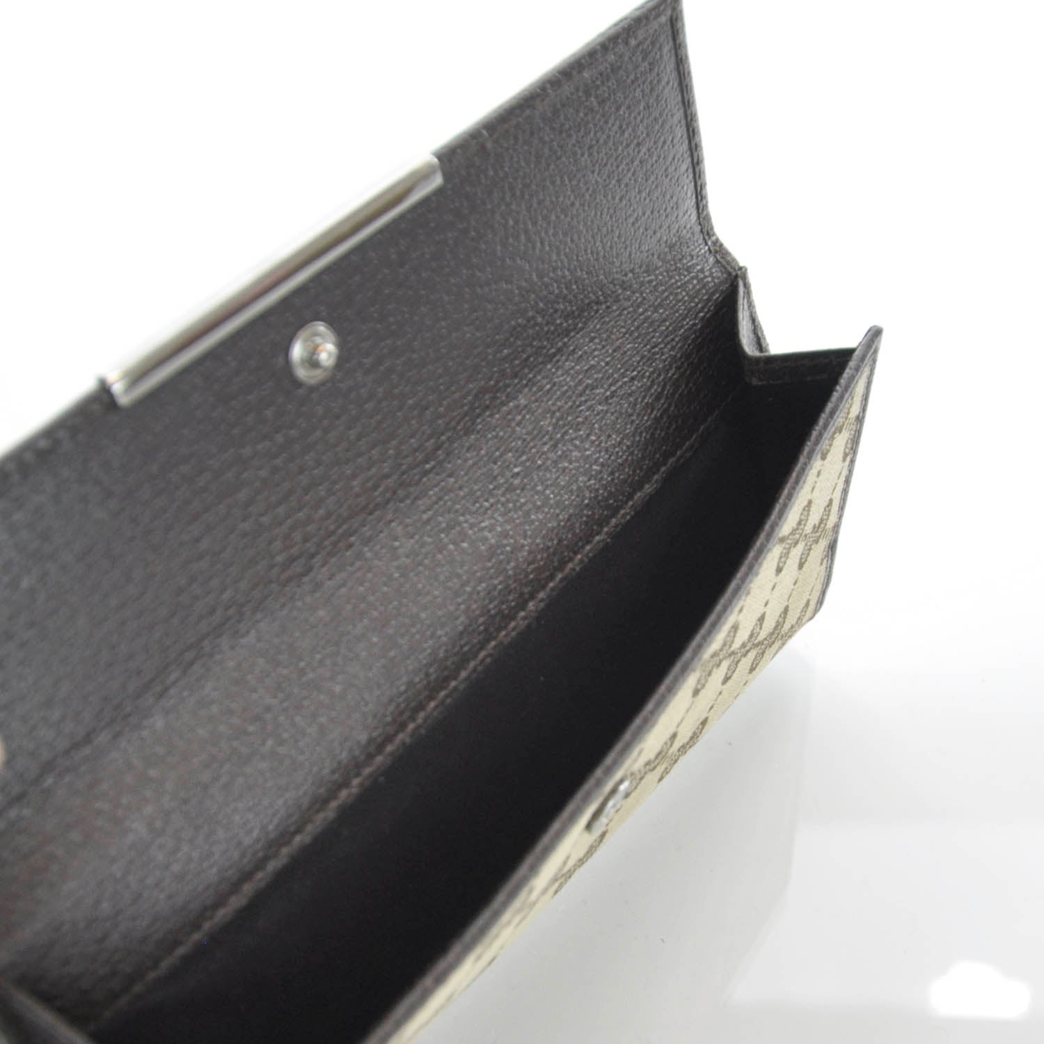 Gucci Monogram Metal Plate Continental Wallet 5 of 8