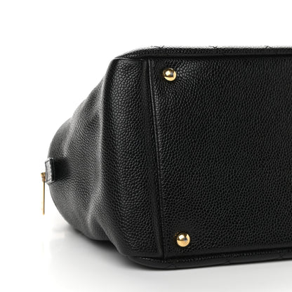 Chanel Caviar Quilted Petit Timeless Tote PTT Black 8 of 9