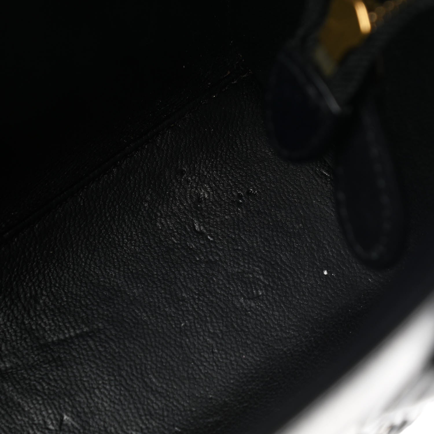 Celine Bullhide Calfskin Nubuck Bi-Color Nano Luggage Black White 7 of 12