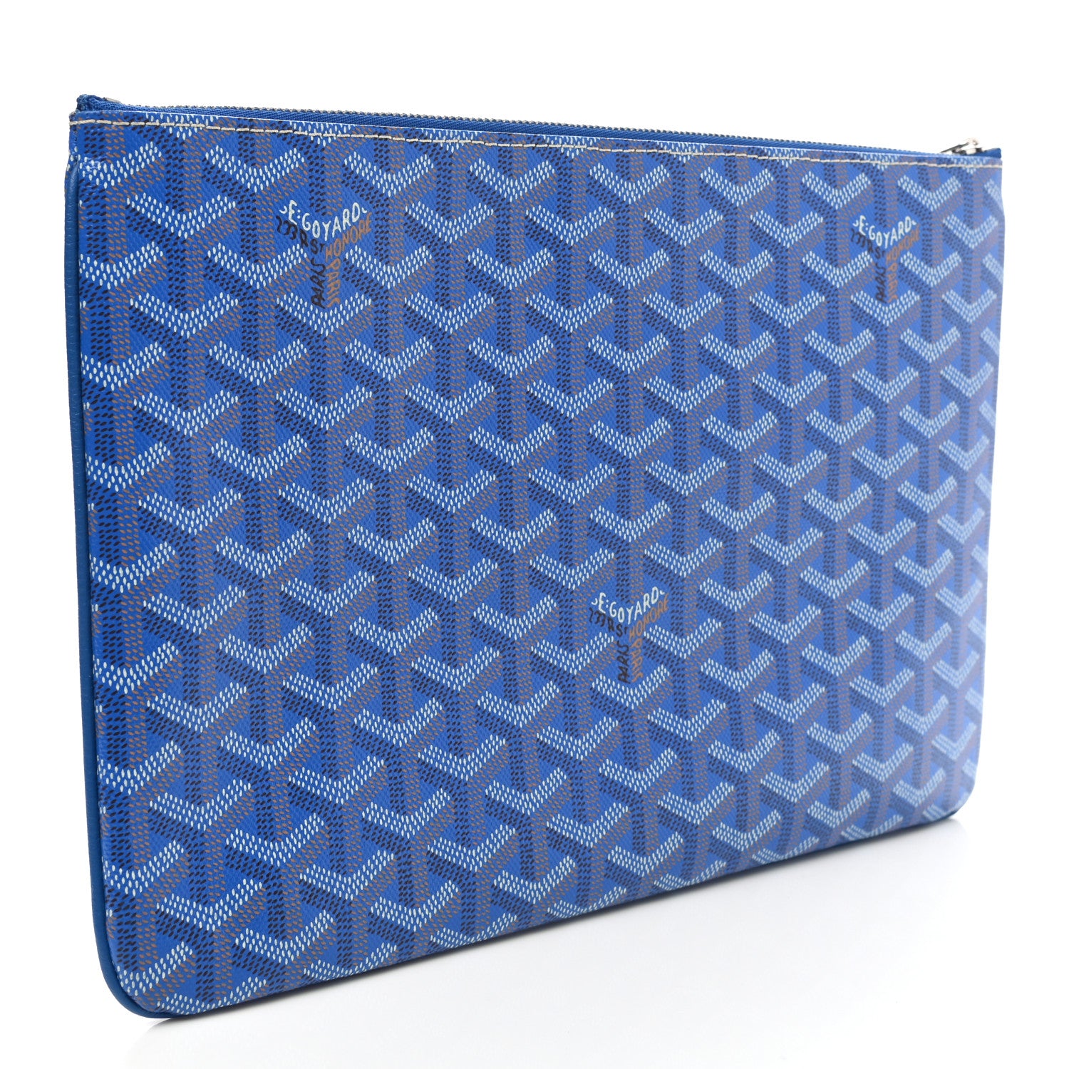 Goyard Goyardine Senat Pochette MM Sky Blue 3 of 7