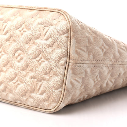Louis Vuitton Empreinte Monogram Summer Stardust Neverfull MM Beige Clair 9 of 9