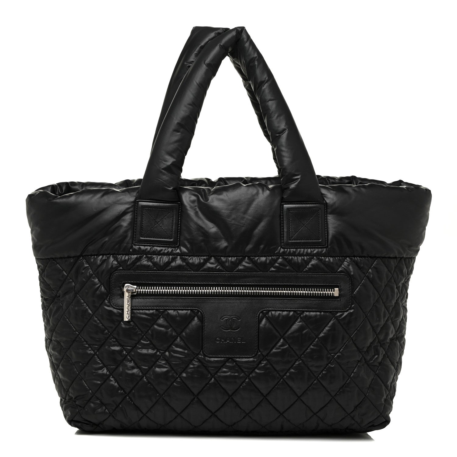 Chanel Nylon Quilted Large Coco Cocoon Tote Black 1 of 12