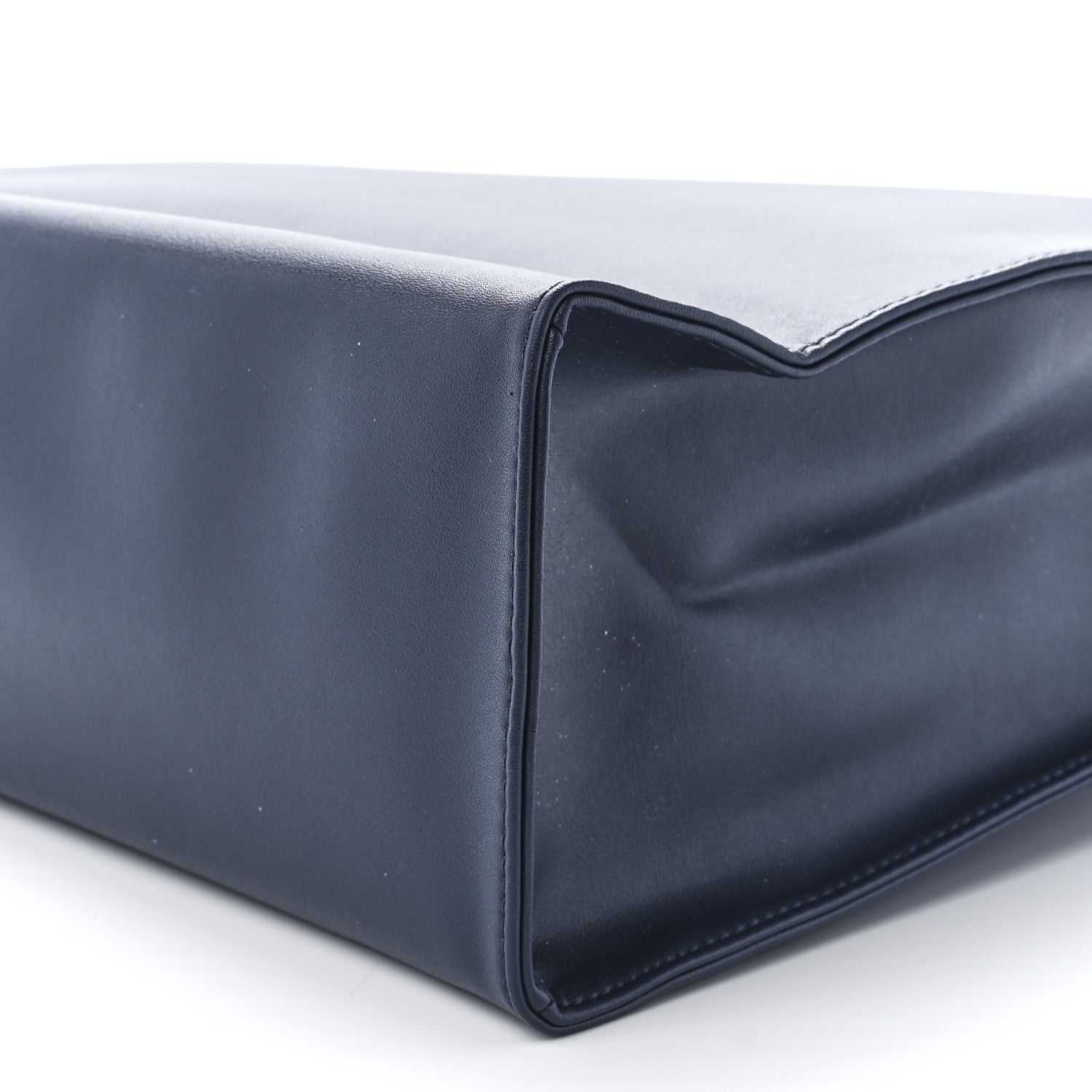 Telfar Vegan Leather Medium Shopping Bag Navy 11 of 11