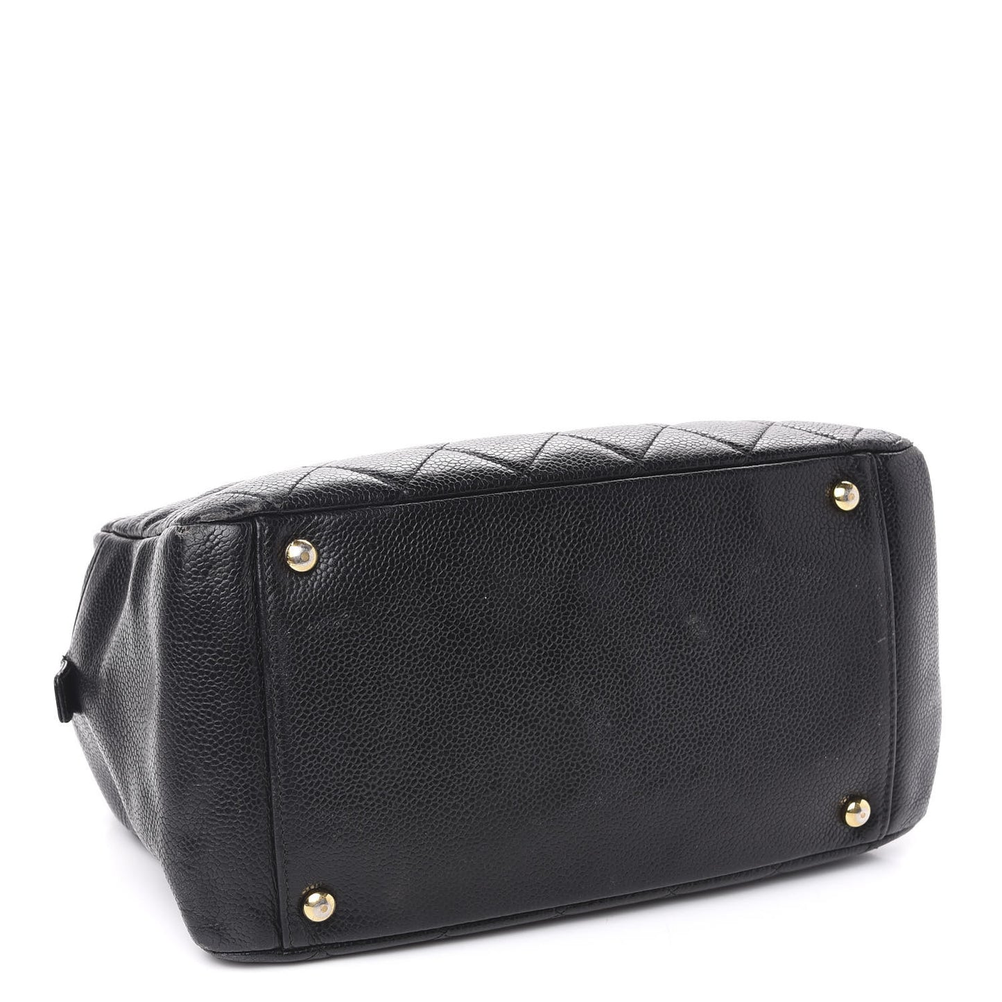 Caviar Quilted Petit Timeless Tote PTT Black