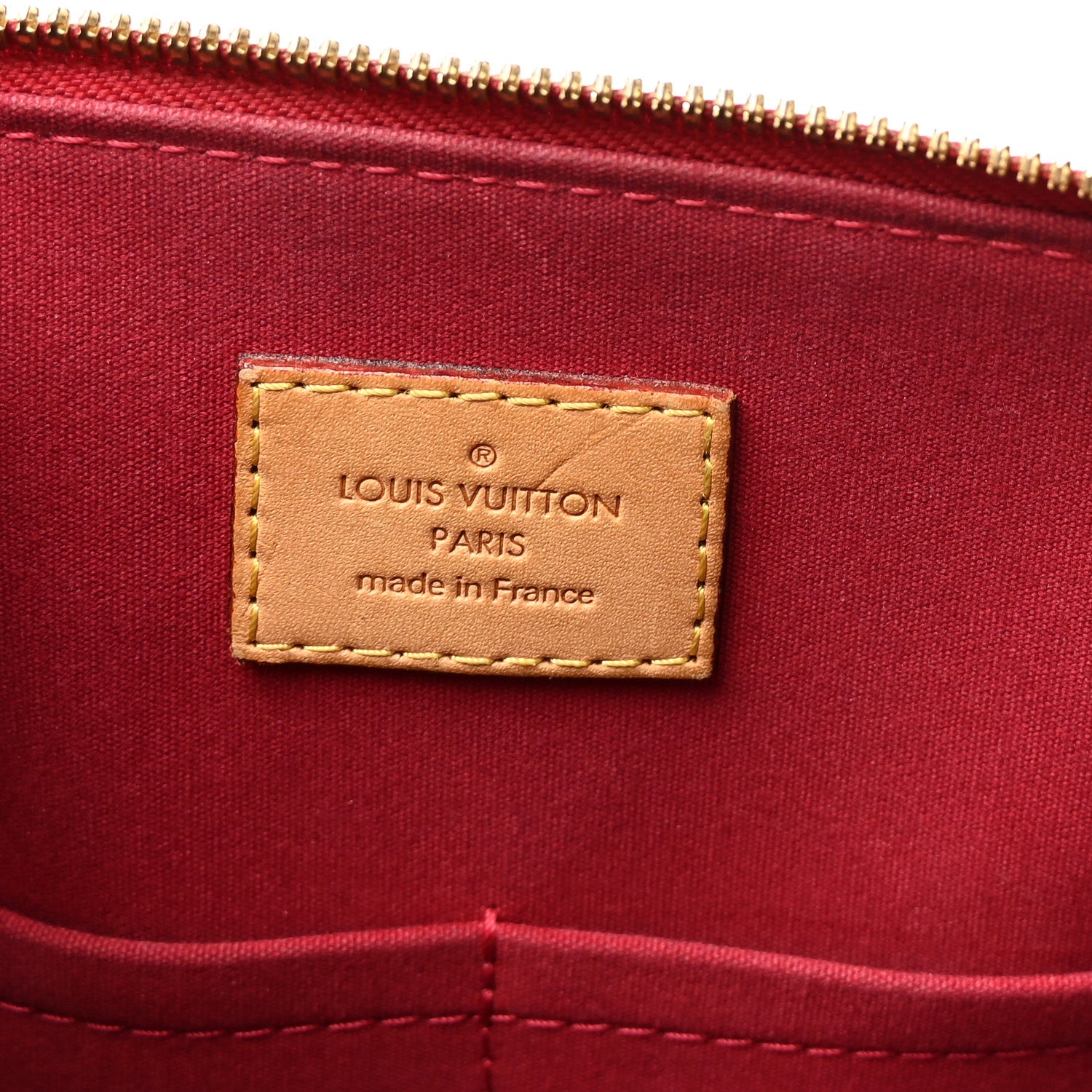 Louis Vuitton Vernis Alma PM Pomme D'Amour 6 of 9
