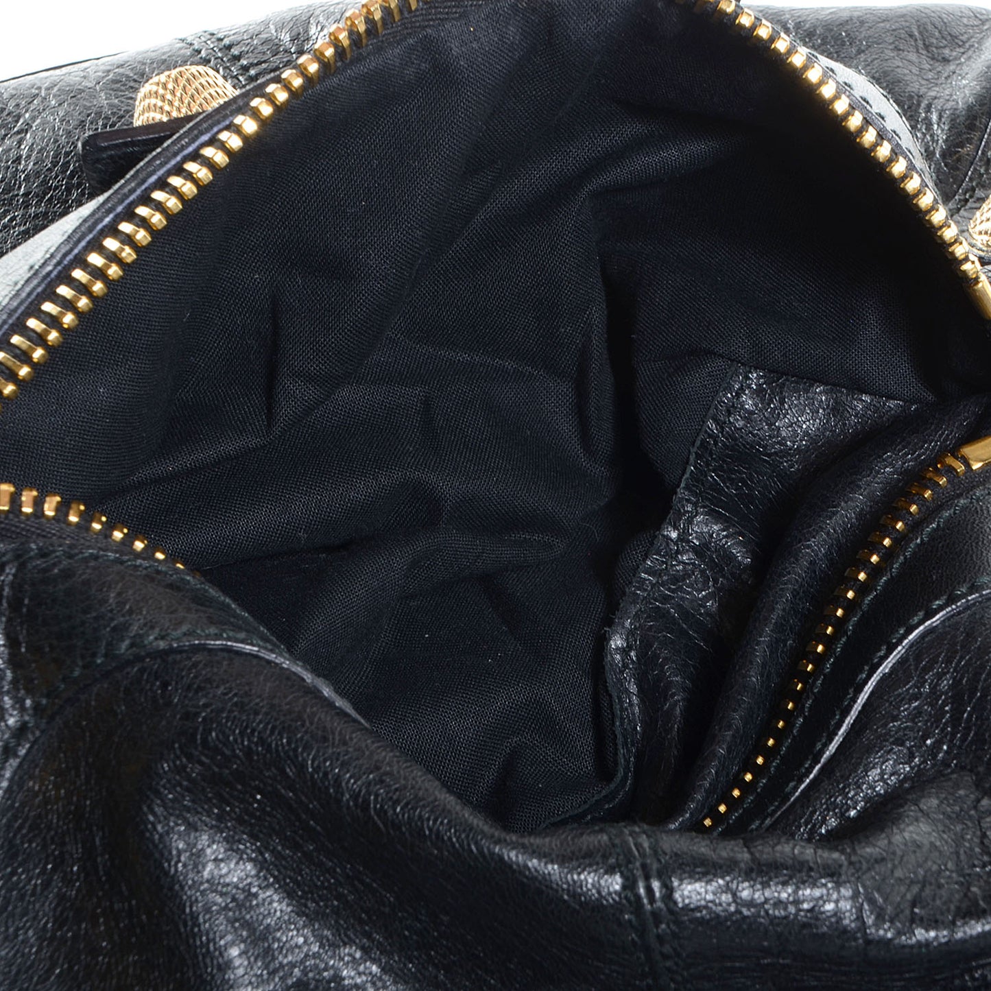 Agneau Giant 21 Gold Hardware Work Black