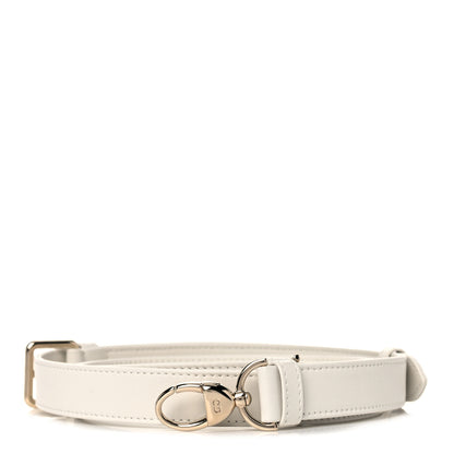 Christian Dior Lambskin Lady Dior Adjustable Shoulder Strap White 1 of 4