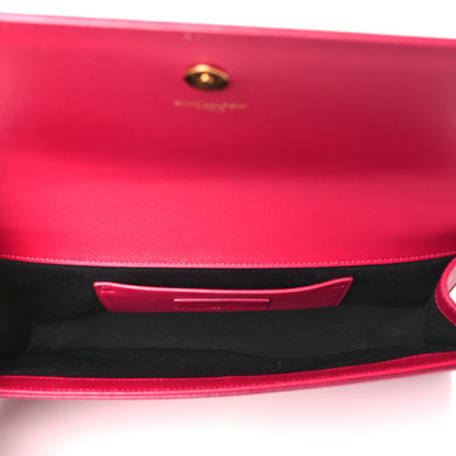 Saint Laurent Grain De Poudre Classic Monogram Cassandre Clutch Lipstick Fuchsia 5 of 9