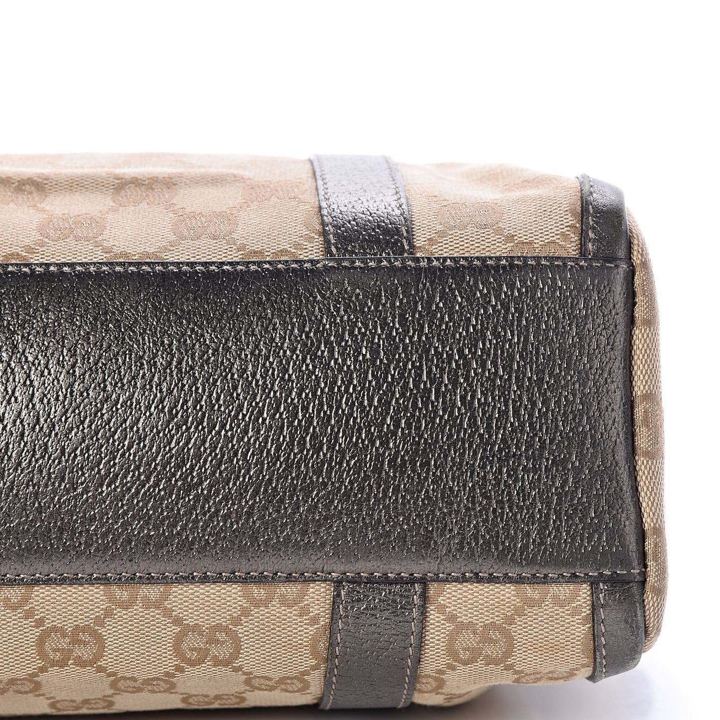 Monogram Small Abbey Boston Metallic Brown