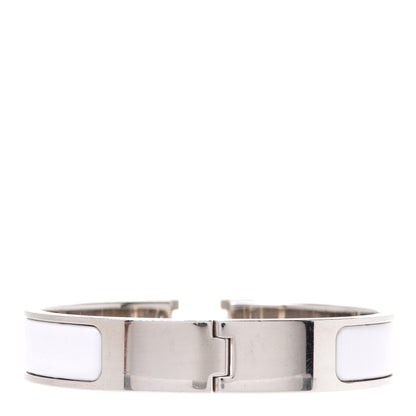Hermes Enamel Narrow Clic Clac H Bracelet PM White 3 of 7