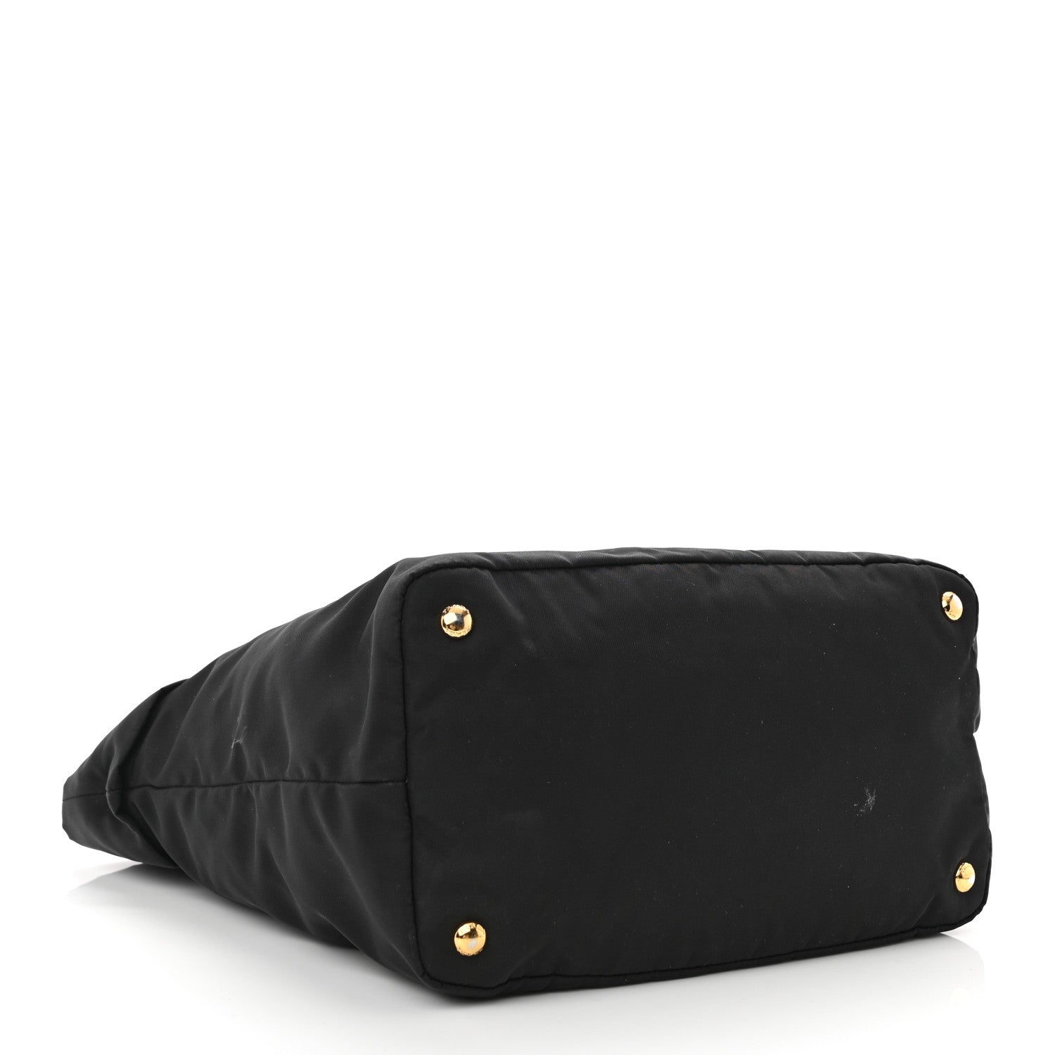 Prada Tessuto Nylon Saffiano Tote Black 4 of 14