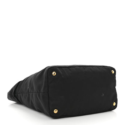 Prada Tessuto Nylon Saffiano Tote Black 4 of 14