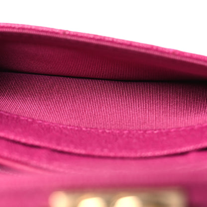 Chanel Caviar Quilted Medium Boy Flap Wallet Fuchsia 10 of 12