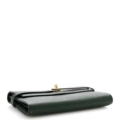 Hermes Epsom Kelly Longue Wallet Vert Anglais 4 of 10