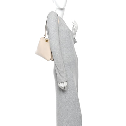 Fendi Vitello Small Soft Peekaboo Satchel Crosta Camelia 2 of 9