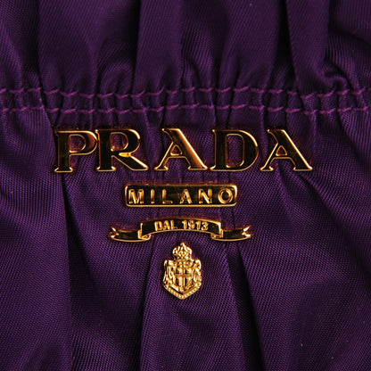 Prada Tessuto Nylon Gaufre Shopping Satchel Ciclamino 6 of 9