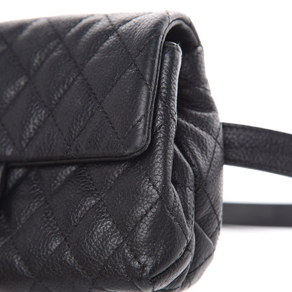 Chanel Grained Calfskin Quilted 2.55 Reissue Flap Belt Bag Clutch Black 11 of 17