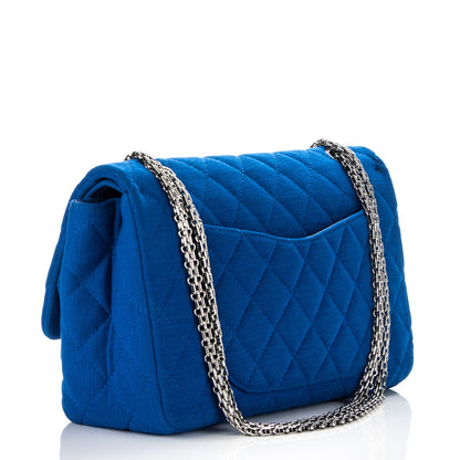 Chanel Jersey Quilted 2.55 Reissue 227 Flap Blue 3 of 9