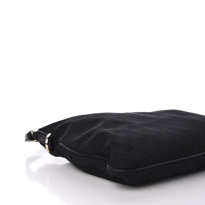 Gucci Monogram Medium New Britt Hobo Black 5 of 13
