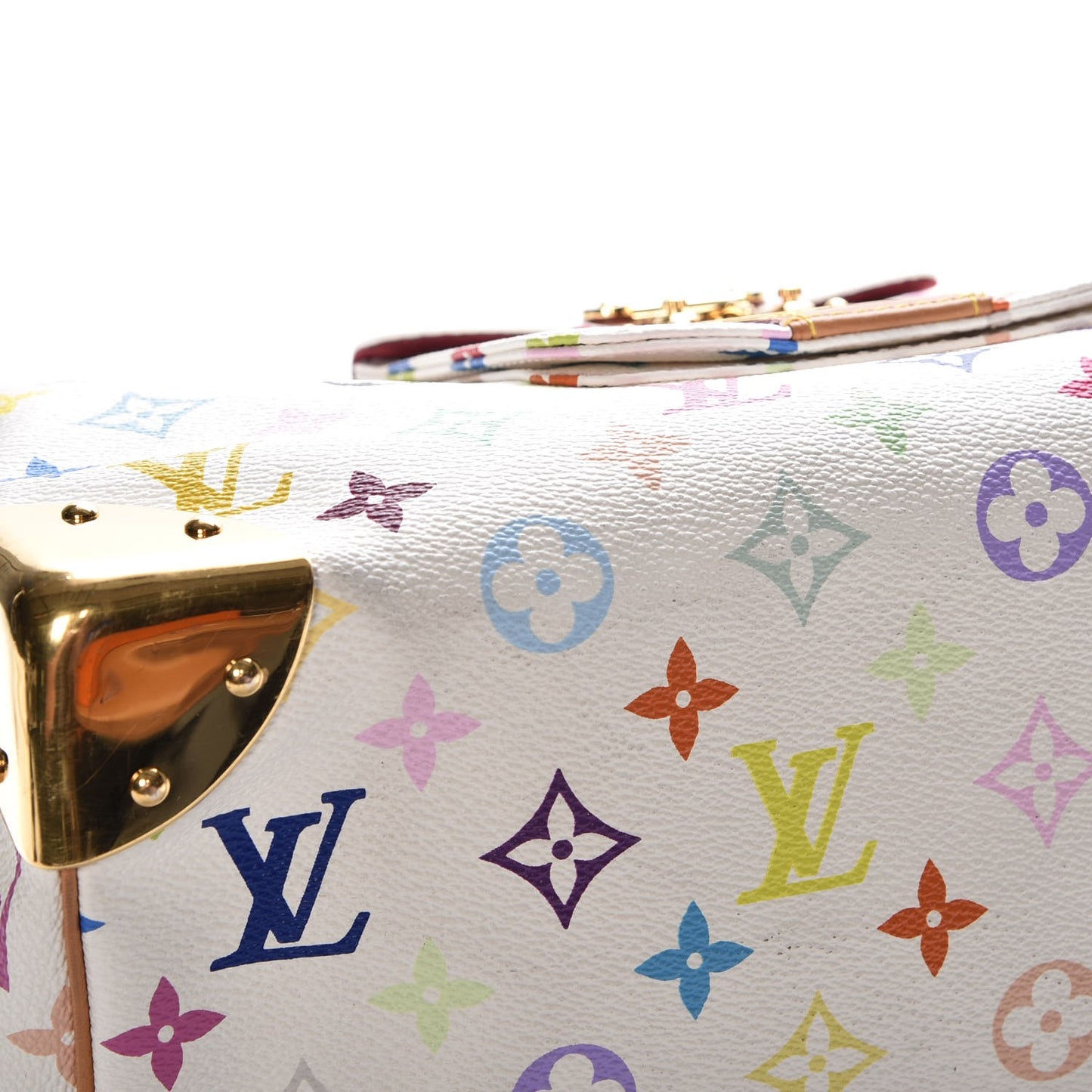 Monogram Multicolor Speedy 30 White