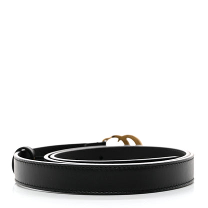 Gucci Calfskin Double G 20mm Belt 85 34 Black 2 of 5
