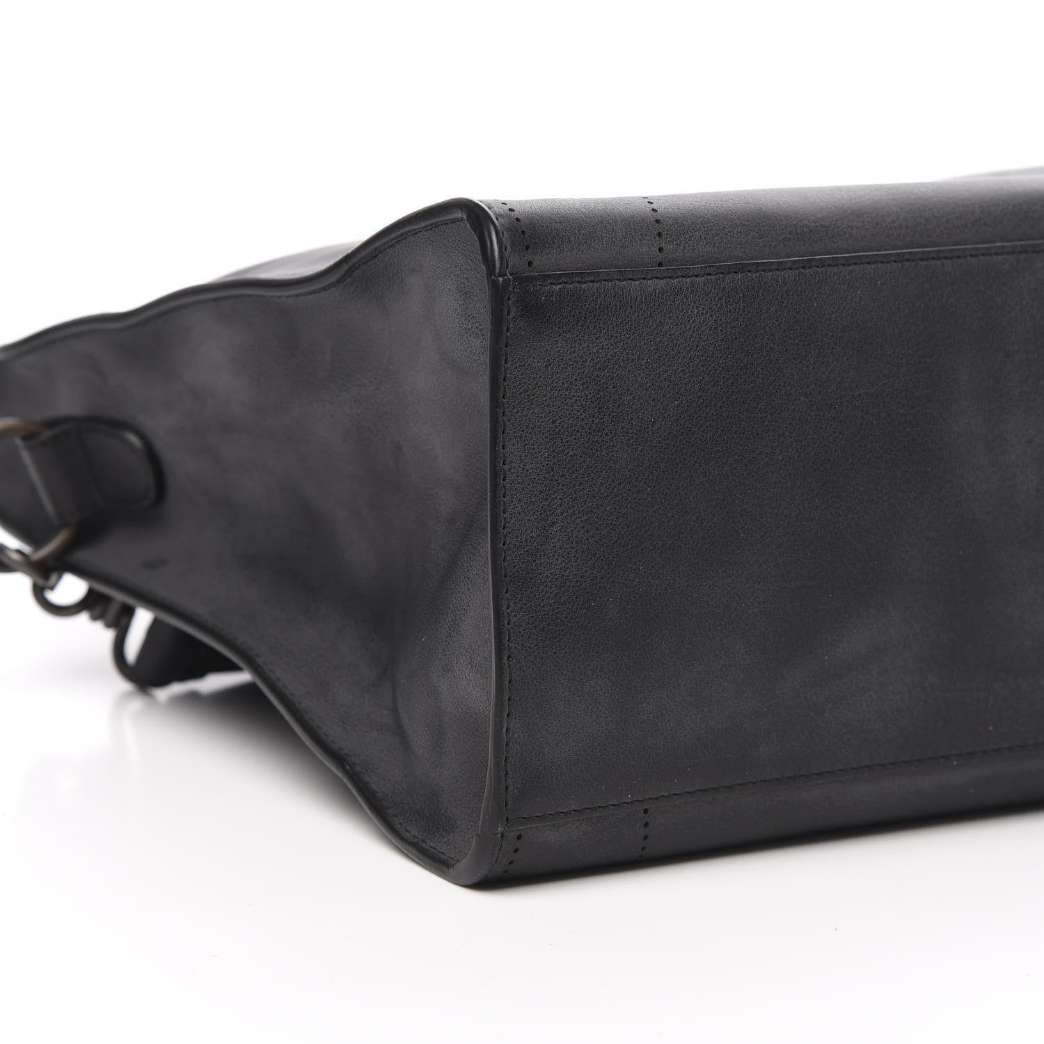Balenciaga Veau Soyeux Perforated Blackout Hardware City Black 10 of 12
