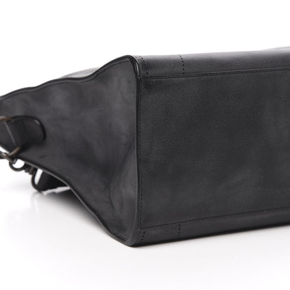 Balenciaga Veau Soyeux Perforated Blackout Hardware City Black 10 of 12