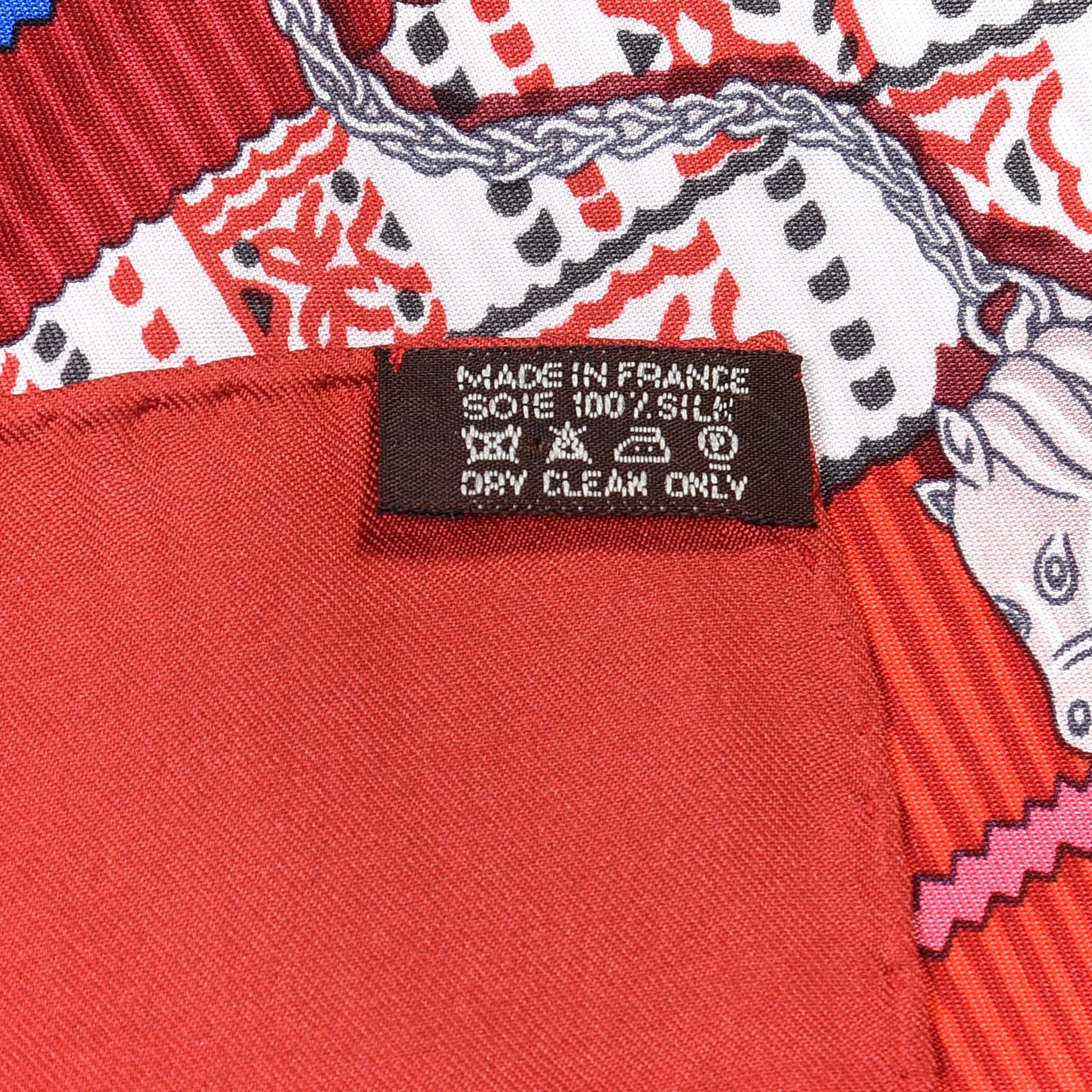 Hermes Silk Cent Plis Des Miao Scarf 90 3 of 4