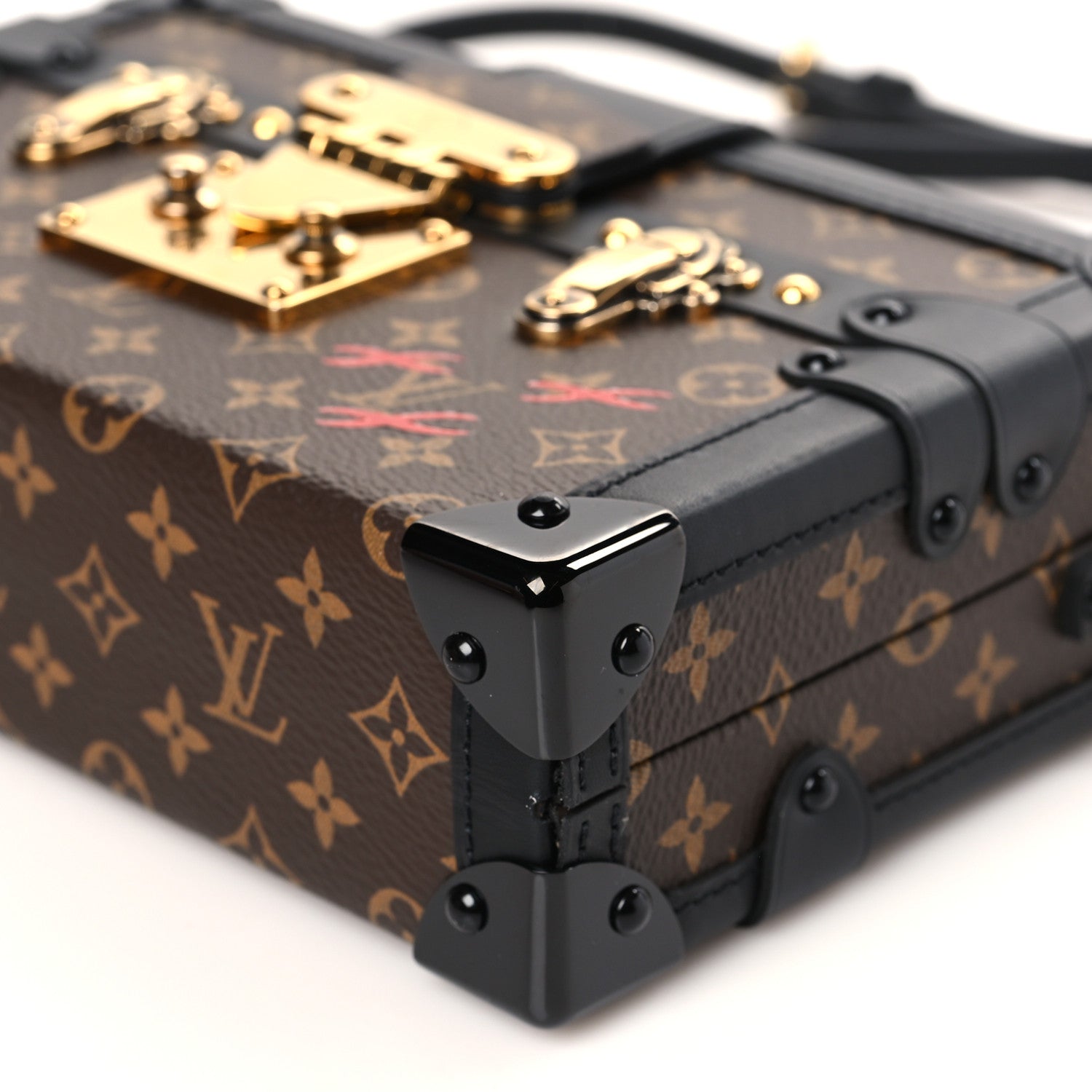 Louis Vuitton Monogram Petite Malle Black 8 of 9