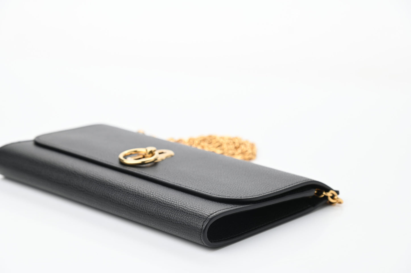 Small Classic Grain Amberley Convertible Clutch Black