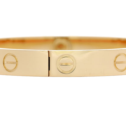 Cartier 18K Yellow Gold LOVE Single Screw Bracelet 16 5 of 9