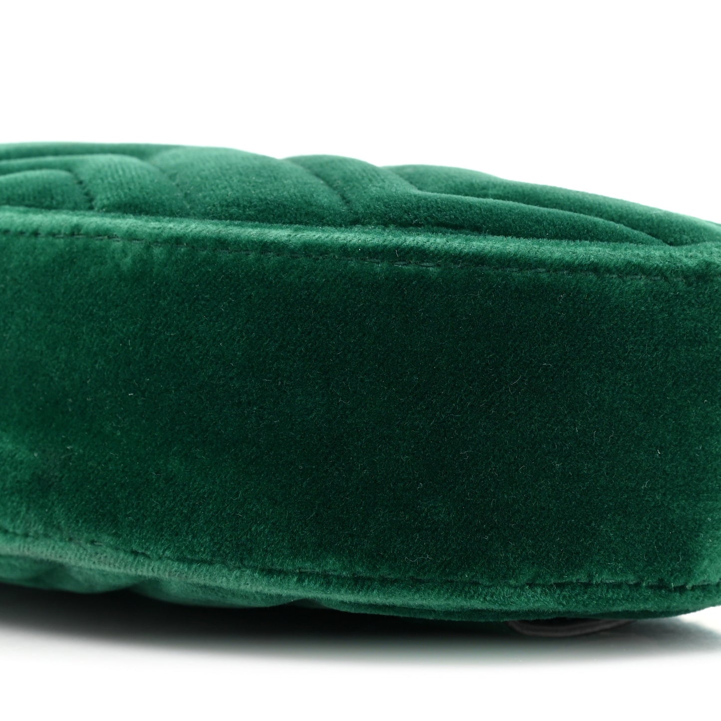 Velvet Matelasse GG Marmont Belt Bag 85 34 Green