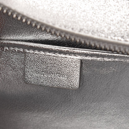 Celine Laminated Lambskin Nano Luggage Silver 8 of 11