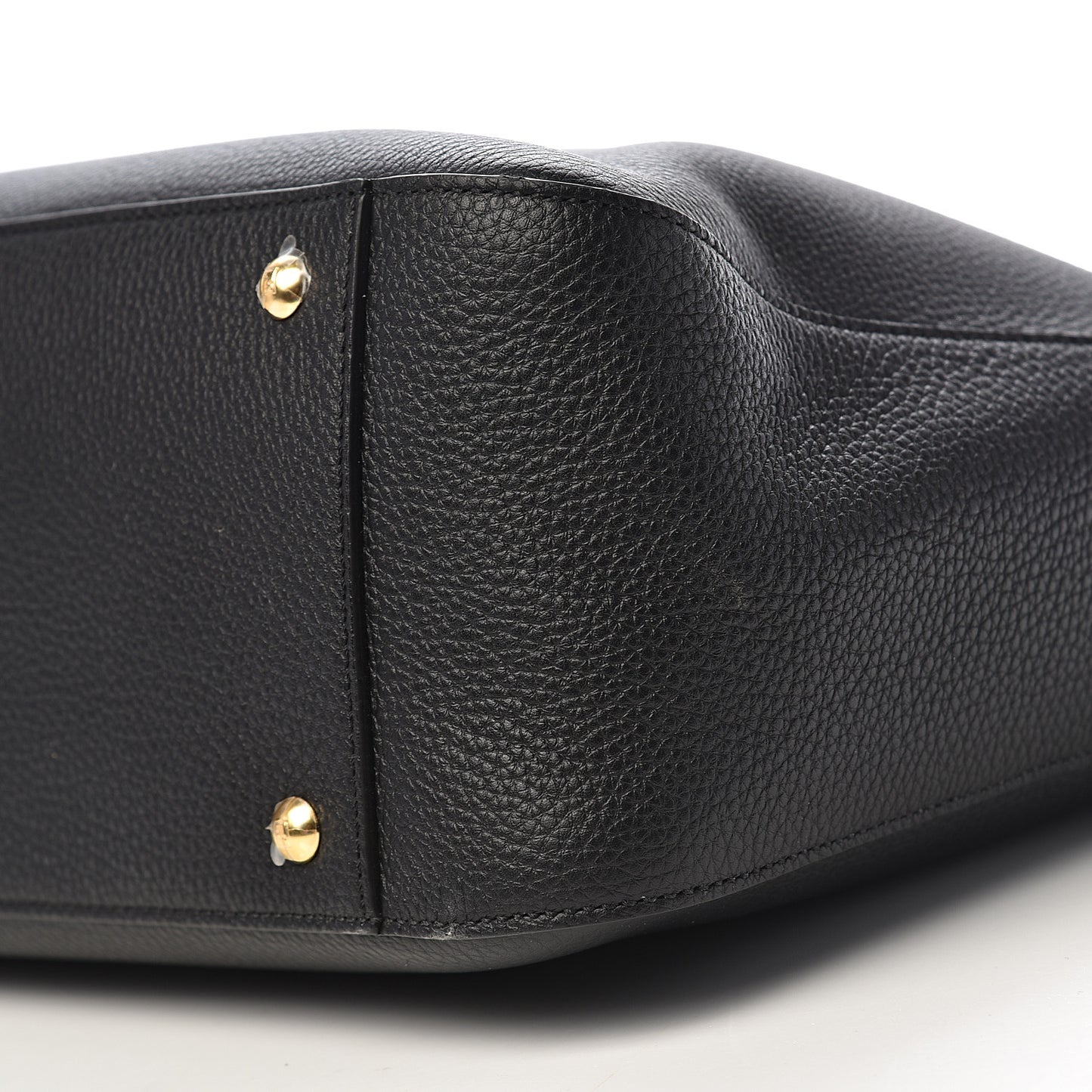 Cuoio Romano Selleria Medium FF Tote Black