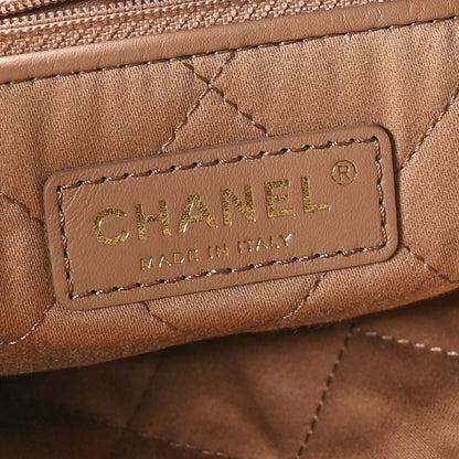 Chanel Shiny Calfskin Quilted Small Chanel 22 Beige 7 of 11