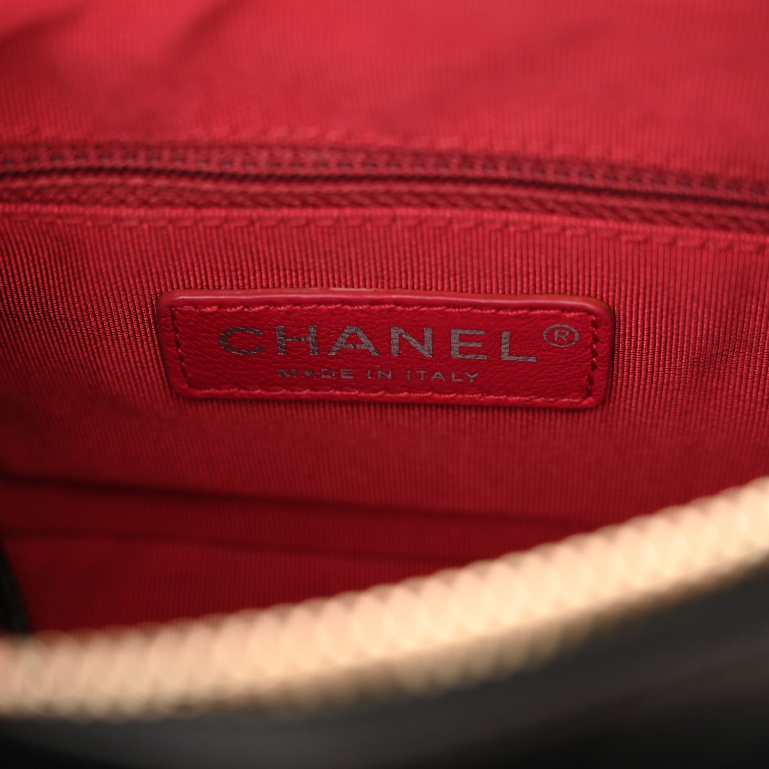 Chanel Aged Calfskin Chevron Quilted Small Gabrielle Hobo Black 6 of 10