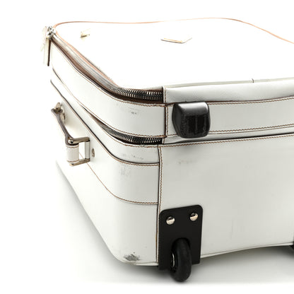 Prada Saffiano Travel Trolley Luggage White 9 of 14