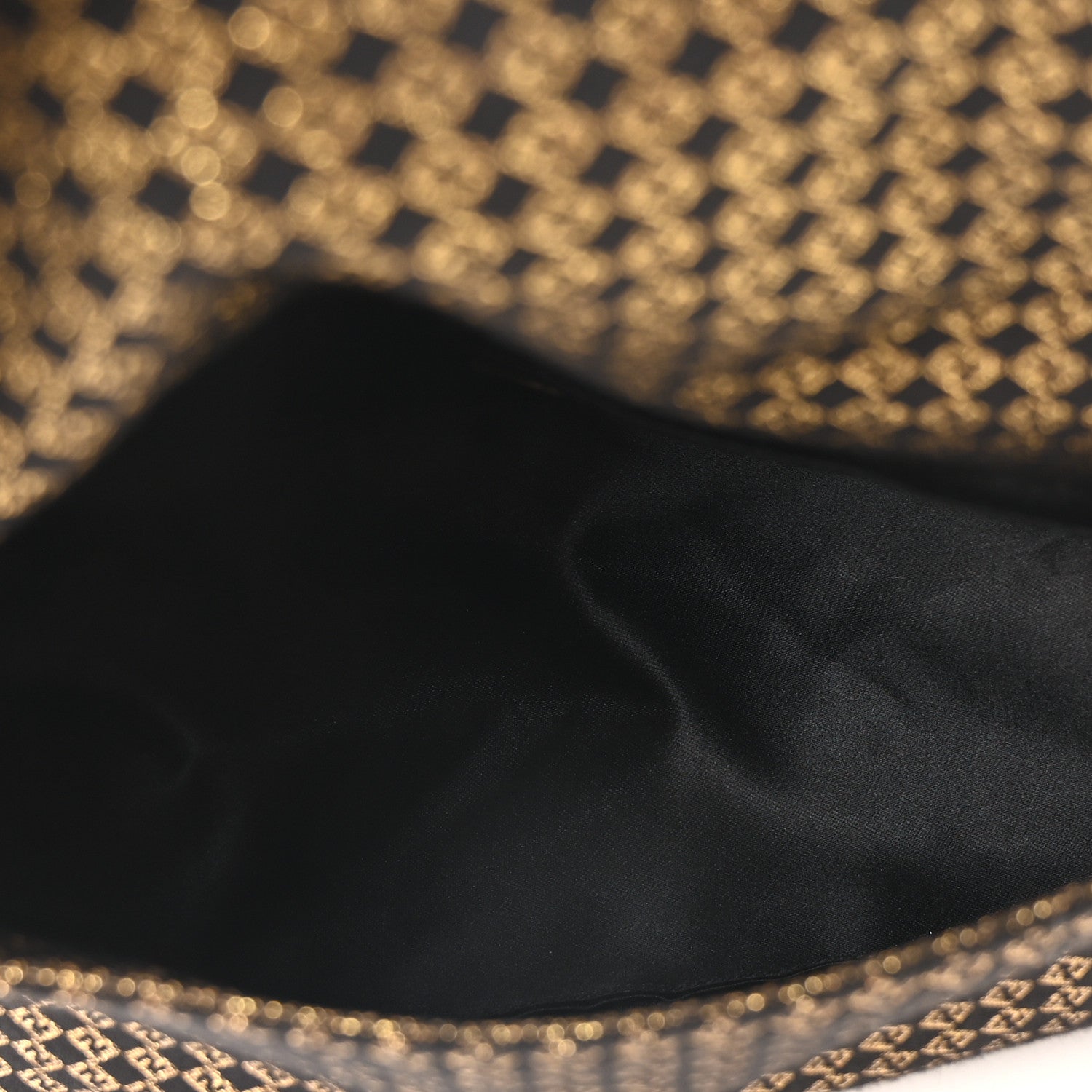 Fendi Micro Zucchino Forever Mini Mama Baguette Black Gold 5 of 10