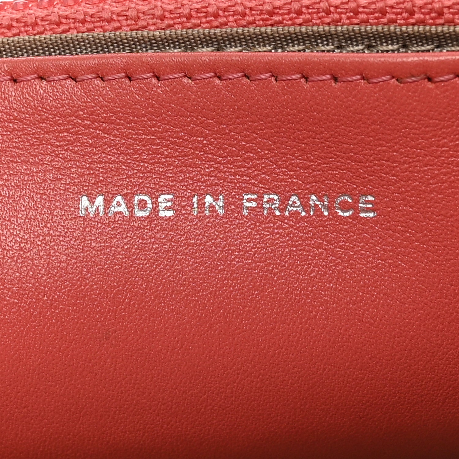 Chanel Patent Quilted Wallet On Chain WOC Coral 7 of 16