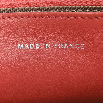 Chanel Patent Quilted Wallet On Chain WOC Coral 7 of 16